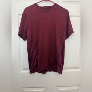 Men's Burgundy Short Sleeve Tee